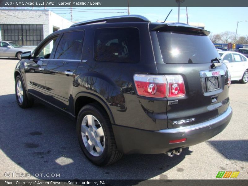 Carbon Metallic / Ebony 2007 GMC Acadia SLT AWD