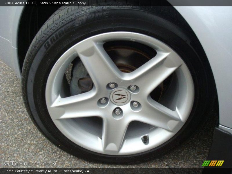 Satin Silver Metallic / Ebony 2004 Acura TL 3.2