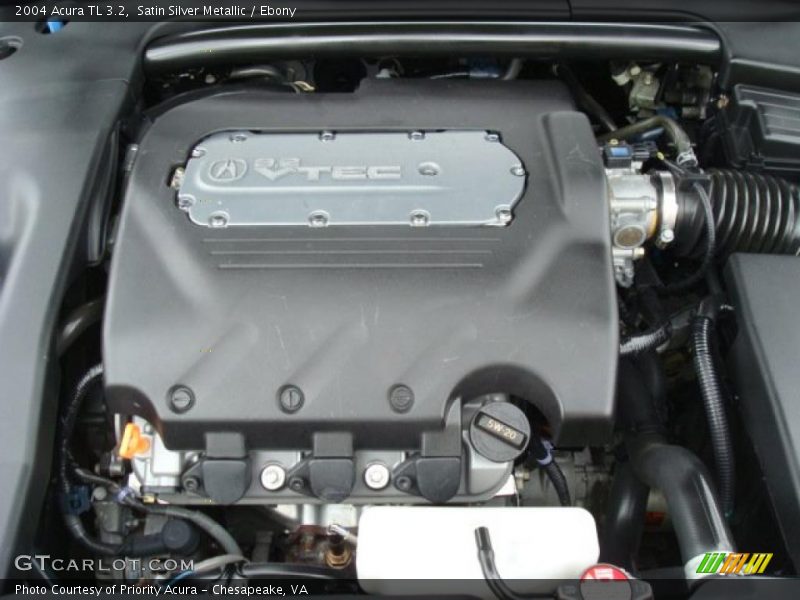 Satin Silver Metallic / Ebony 2004 Acura TL 3.2