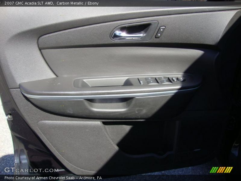 Carbon Metallic / Ebony 2007 GMC Acadia SLT AWD