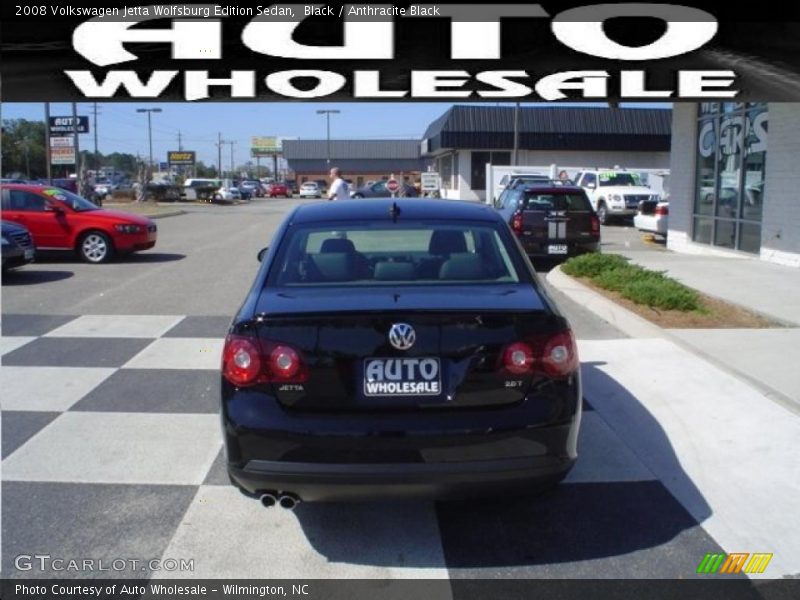Black / Anthracite Black 2008 Volkswagen Jetta Wolfsburg Edition Sedan