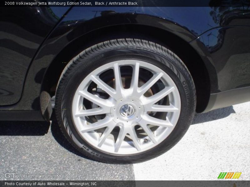 Black / Anthracite Black 2008 Volkswagen Jetta Wolfsburg Edition Sedan
