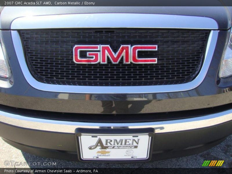 Carbon Metallic / Ebony 2007 GMC Acadia SLT AWD