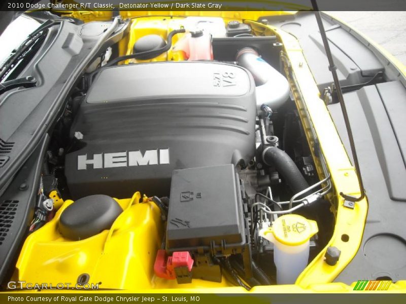 Detonator Yellow / Dark Slate Gray 2010 Dodge Challenger R/T Classic