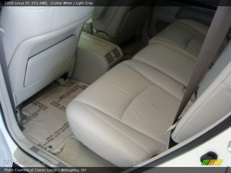 Crystal White / Light Gray 2008 Lexus RX 350 AWD