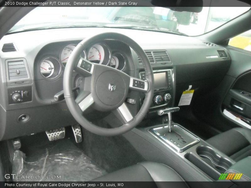 Detonator Yellow / Dark Slate Gray 2010 Dodge Challenger R/T Classic