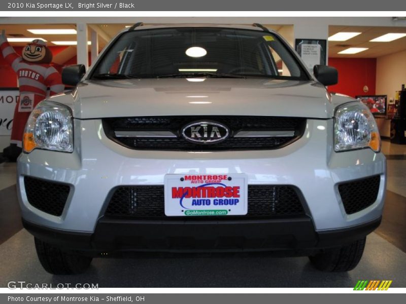 Bright Silver / Black 2010 Kia Sportage LX