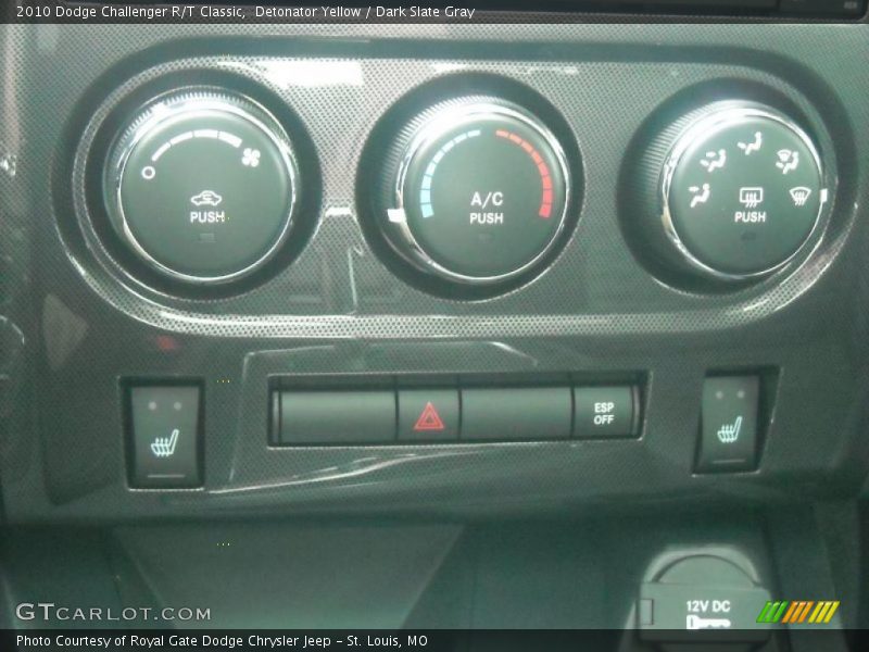 Detonator Yellow / Dark Slate Gray 2010 Dodge Challenger R/T Classic