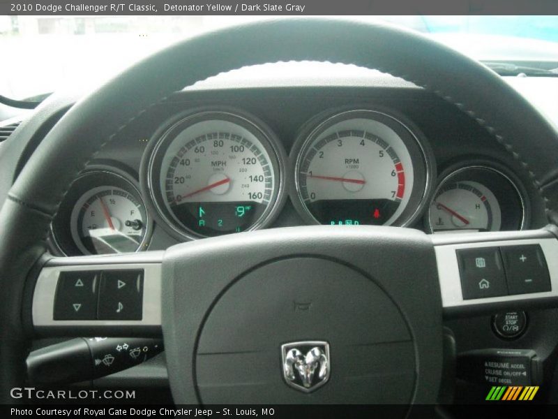 Detonator Yellow / Dark Slate Gray 2010 Dodge Challenger R/T Classic
