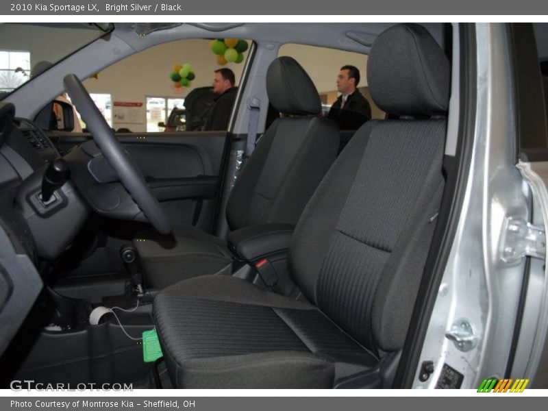 Bright Silver / Black 2010 Kia Sportage LX