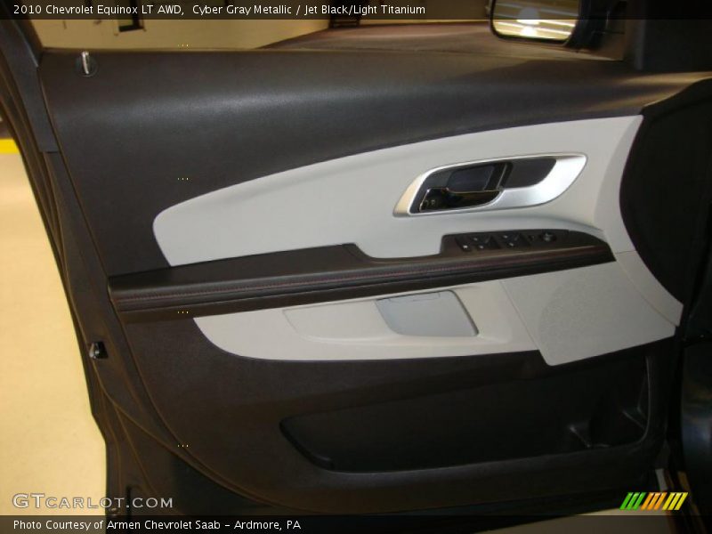 Cyber Gray Metallic / Jet Black/Light Titanium 2010 Chevrolet Equinox LT AWD