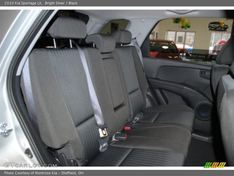 Bright Silver / Black 2010 Kia Sportage LX