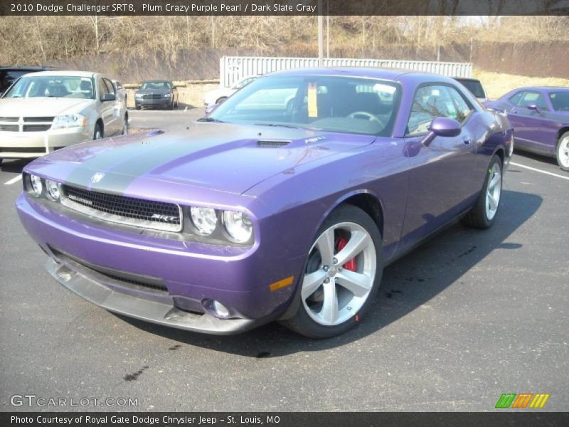 Plum Crazy Purple Pearl / Dark Slate Gray 2010 Dodge Challenger SRT8
