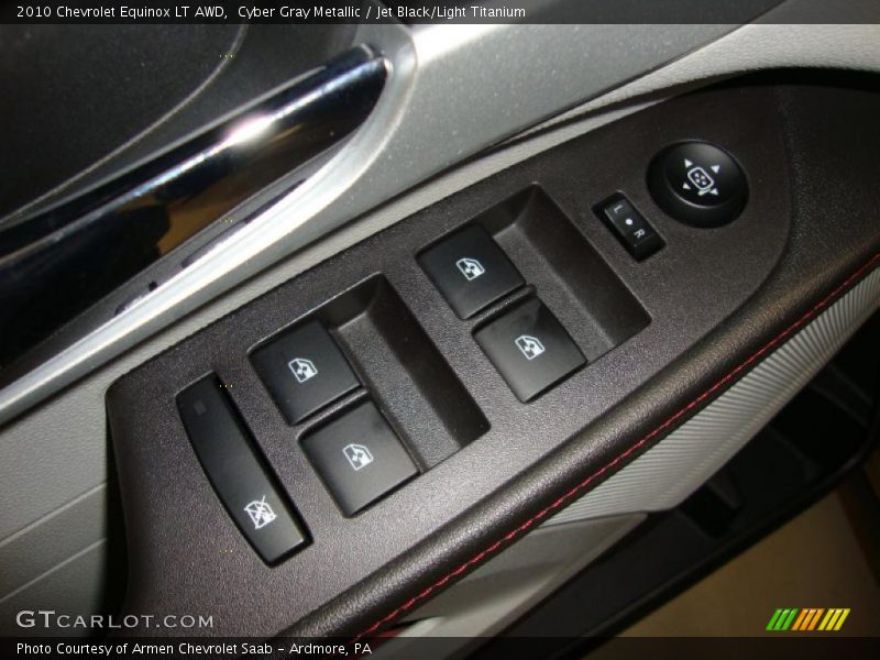 Cyber Gray Metallic / Jet Black/Light Titanium 2010 Chevrolet Equinox LT AWD