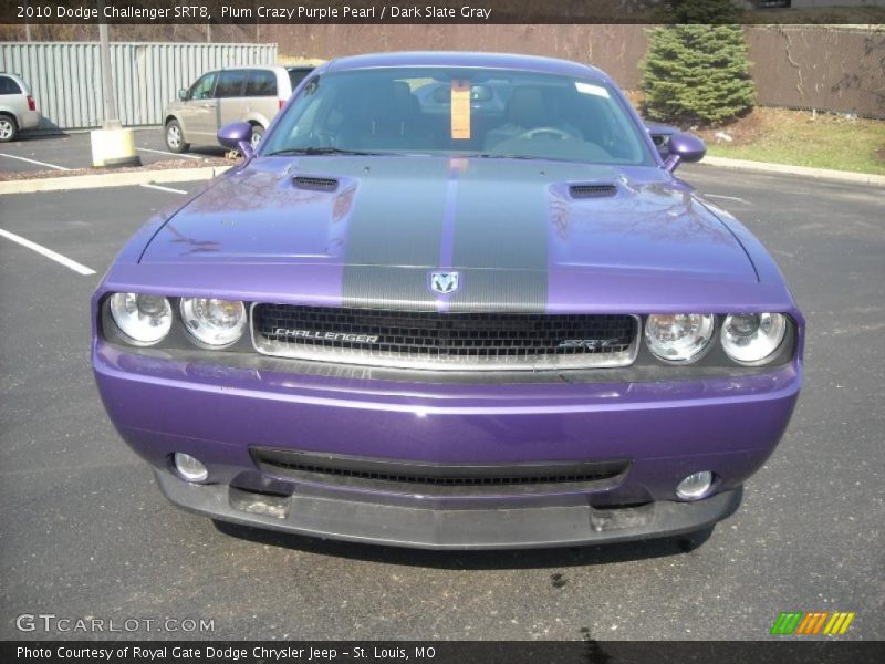 Plum Crazy Purple Pearl / Dark Slate Gray 2010 Dodge Challenger SRT8