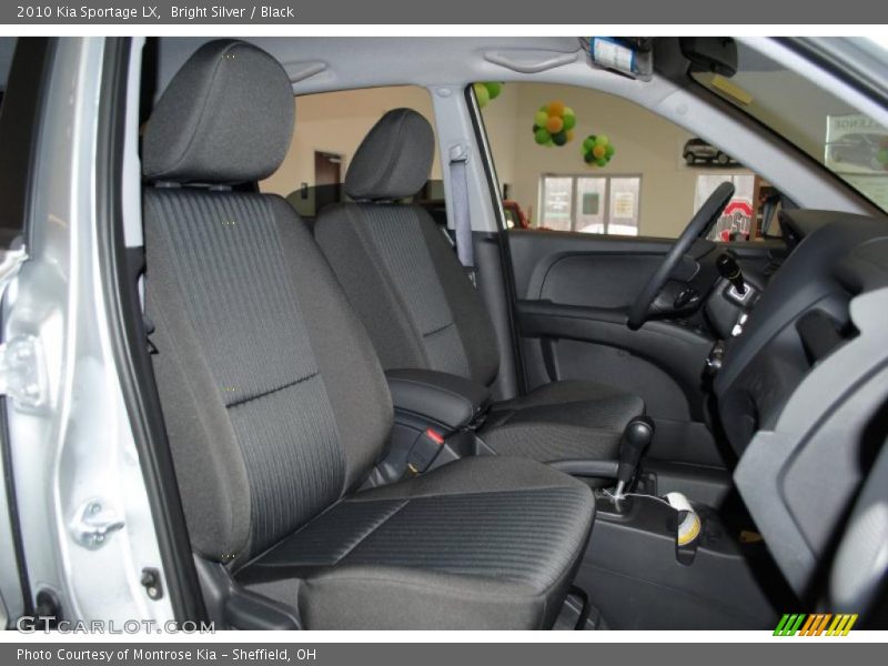 Bright Silver / Black 2010 Kia Sportage LX