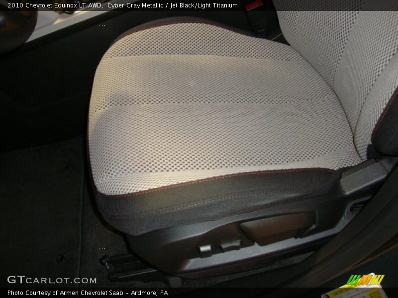 Cyber Gray Metallic / Jet Black/Light Titanium 2010 Chevrolet Equinox LT AWD