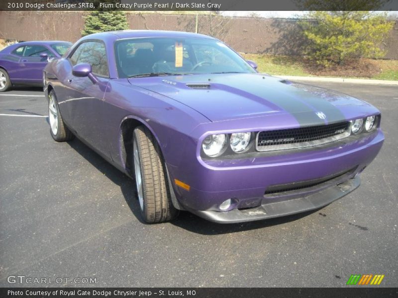 Plum Crazy Purple Pearl / Dark Slate Gray 2010 Dodge Challenger SRT8