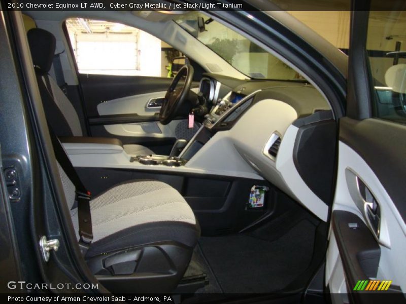 Cyber Gray Metallic / Jet Black/Light Titanium 2010 Chevrolet Equinox LT AWD