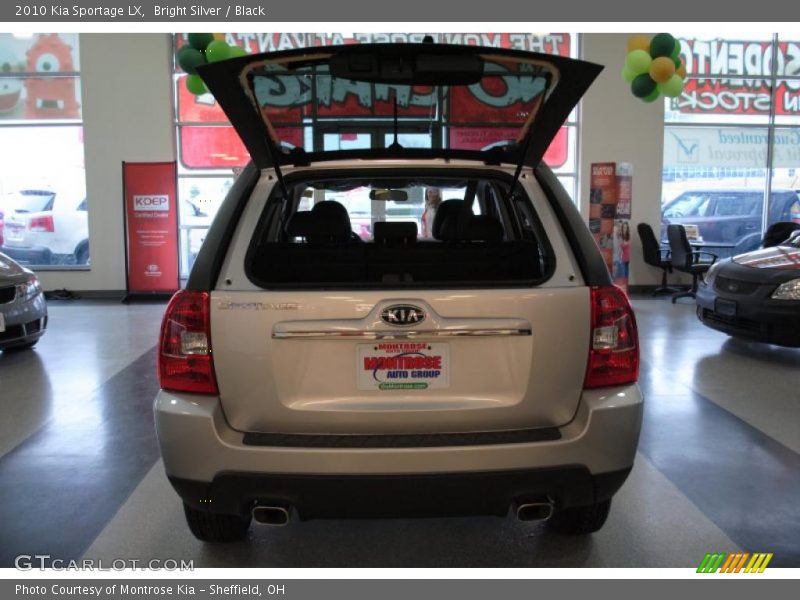 Bright Silver / Black 2010 Kia Sportage LX