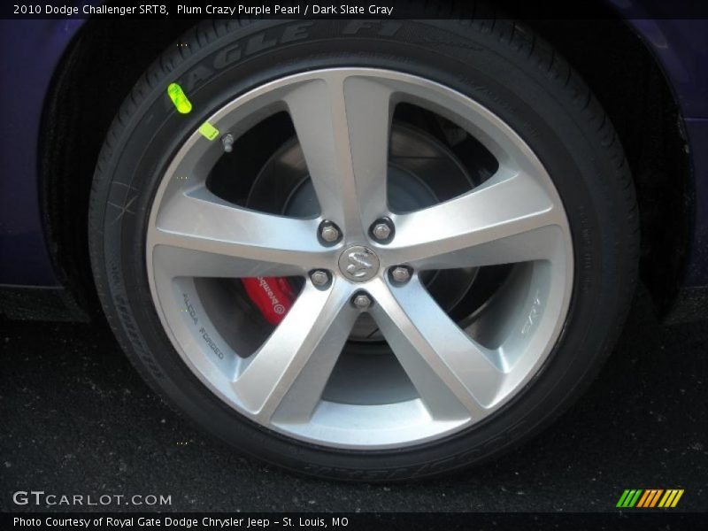 Plum Crazy Purple Pearl / Dark Slate Gray 2010 Dodge Challenger SRT8