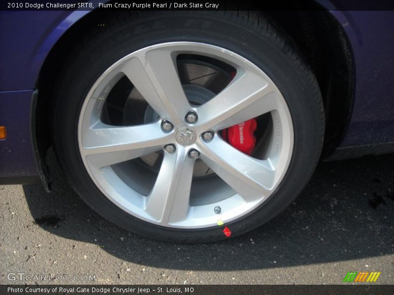 Plum Crazy Purple Pearl / Dark Slate Gray 2010 Dodge Challenger SRT8