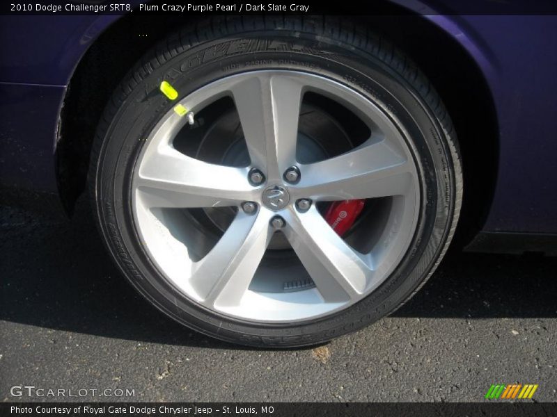 Plum Crazy Purple Pearl / Dark Slate Gray 2010 Dodge Challenger SRT8
