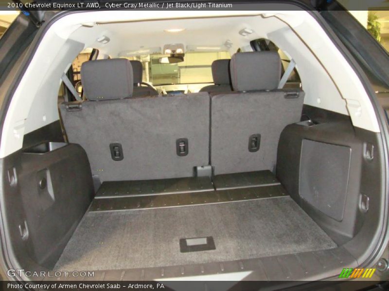Cyber Gray Metallic / Jet Black/Light Titanium 2010 Chevrolet Equinox LT AWD