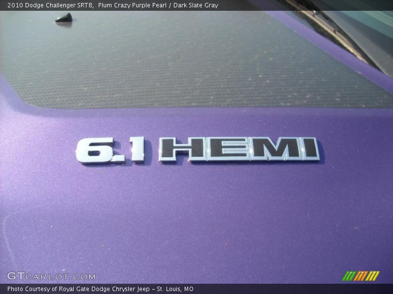 Plum Crazy Purple Pearl / Dark Slate Gray 2010 Dodge Challenger SRT8