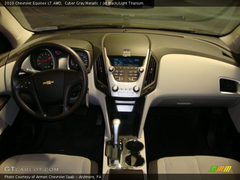 Cyber Gray Metallic / Jet Black/Light Titanium 2010 Chevrolet Equinox LT AWD