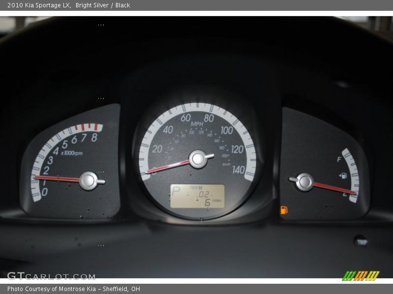 Bright Silver / Black 2010 Kia Sportage LX