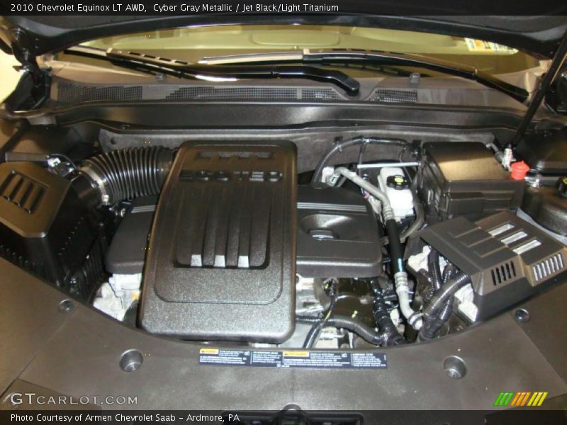Cyber Gray Metallic / Jet Black/Light Titanium 2010 Chevrolet Equinox LT AWD