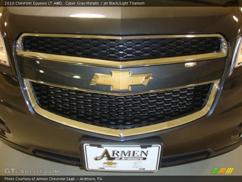 Cyber Gray Metallic / Jet Black/Light Titanium 2010 Chevrolet Equinox LT AWD