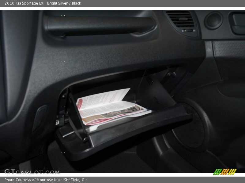 Bright Silver / Black 2010 Kia Sportage LX