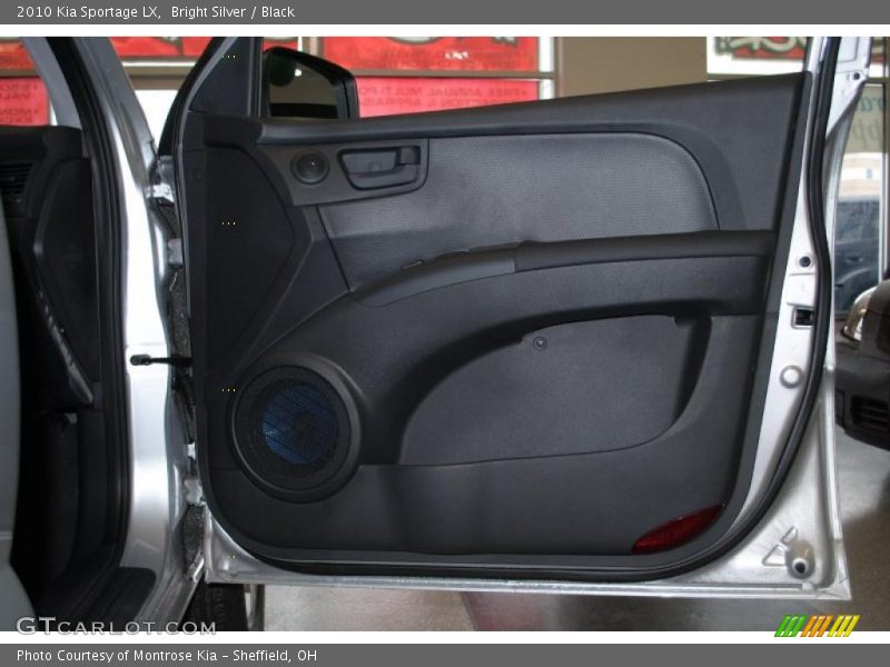 Bright Silver / Black 2010 Kia Sportage LX
