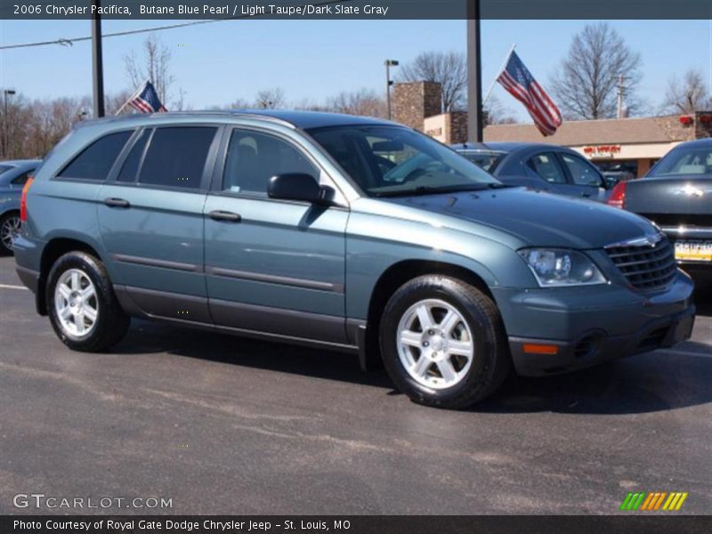 Butane Blue Pearl / Light Taupe/Dark Slate Gray 2006 Chrysler Pacifica