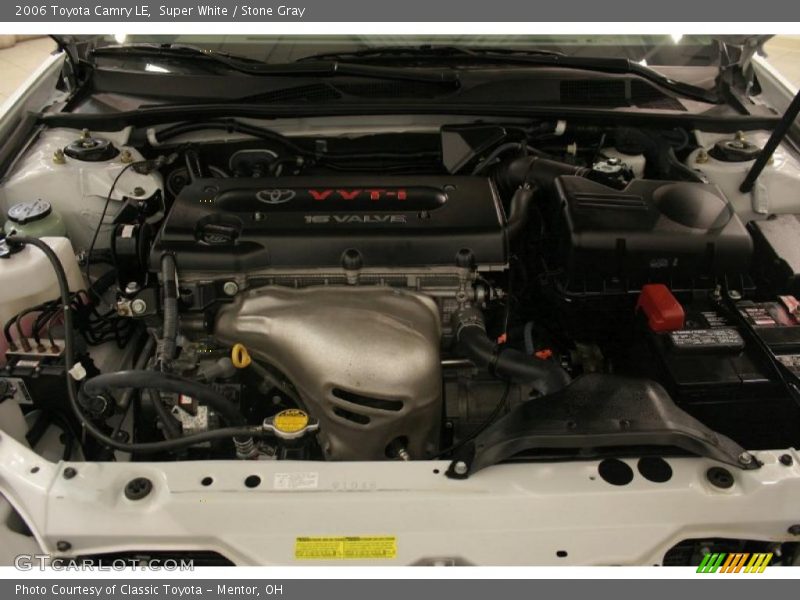 Super White / Stone Gray 2006 Toyota Camry LE