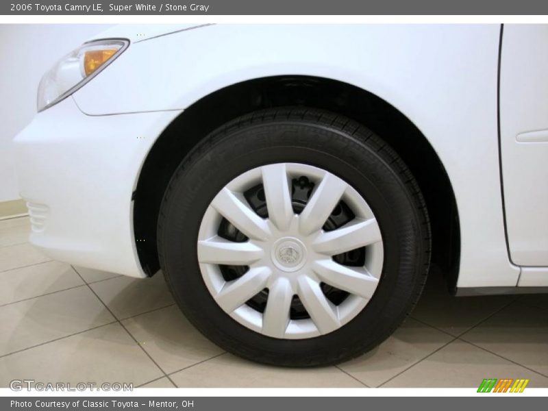 Super White / Stone Gray 2006 Toyota Camry LE