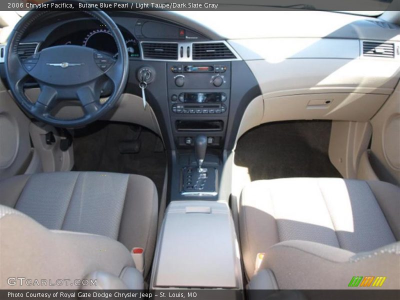 Butane Blue Pearl / Light Taupe/Dark Slate Gray 2006 Chrysler Pacifica