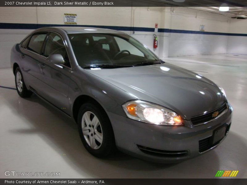 Dark Silver Metallic / Ebony Black 2007 Chevrolet Impala LS