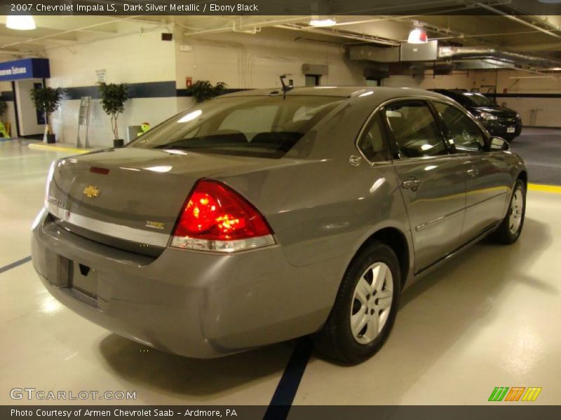 Dark Silver Metallic / Ebony Black 2007 Chevrolet Impala LS