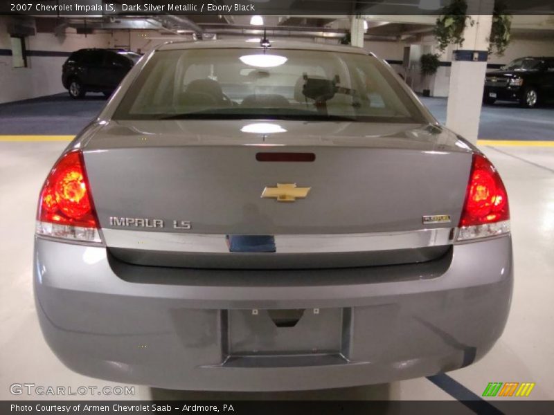 Dark Silver Metallic / Ebony Black 2007 Chevrolet Impala LS