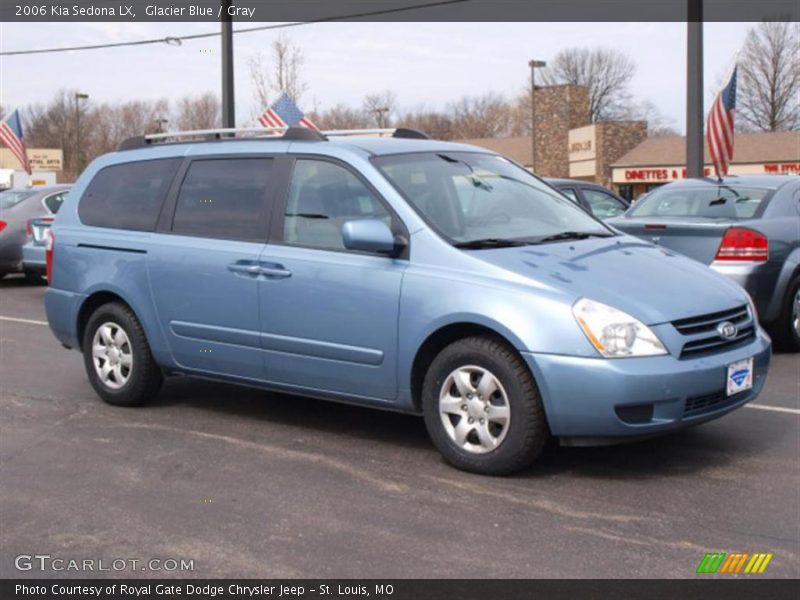 Glacier Blue / Gray 2006 Kia Sedona LX