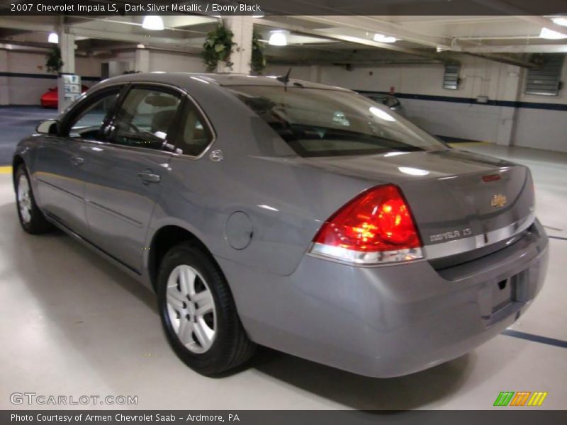 Dark Silver Metallic / Ebony Black 2007 Chevrolet Impala LS