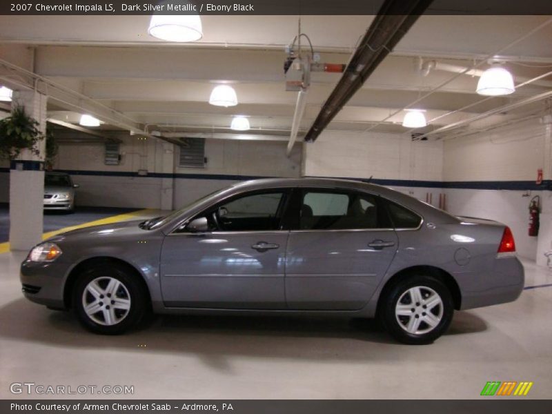 Dark Silver Metallic / Ebony Black 2007 Chevrolet Impala LS