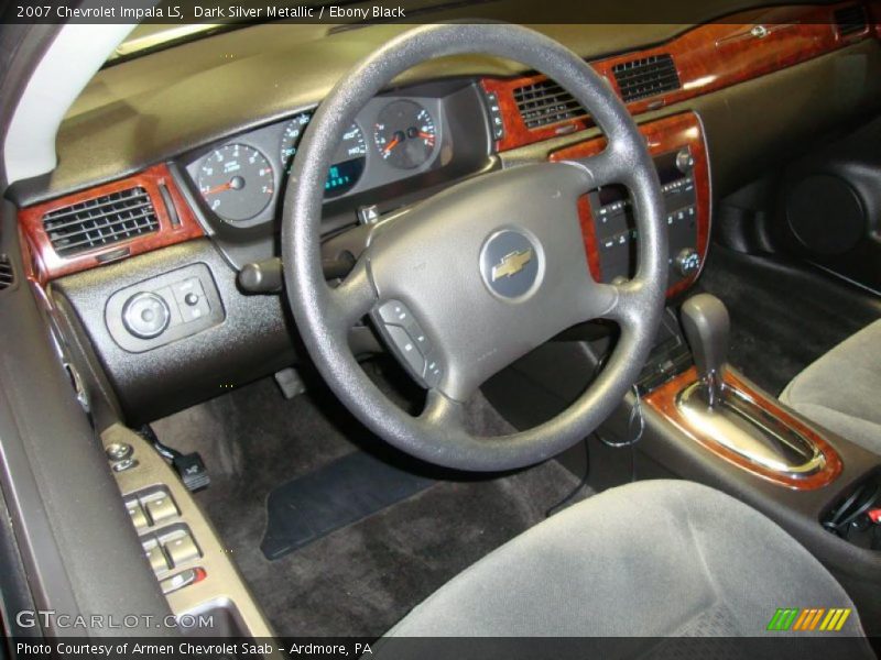 Dark Silver Metallic / Ebony Black 2007 Chevrolet Impala LS