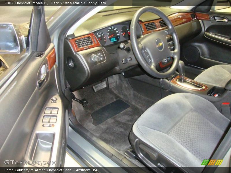 Dark Silver Metallic / Ebony Black 2007 Chevrolet Impala LS