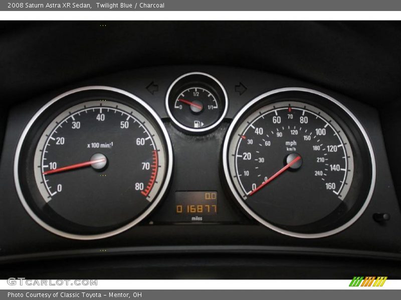 Twilight Blue / Charcoal 2008 Saturn Astra XR Sedan
