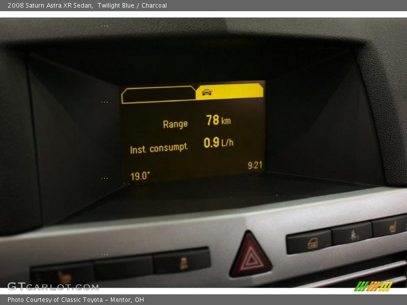 Twilight Blue / Charcoal 2008 Saturn Astra XR Sedan