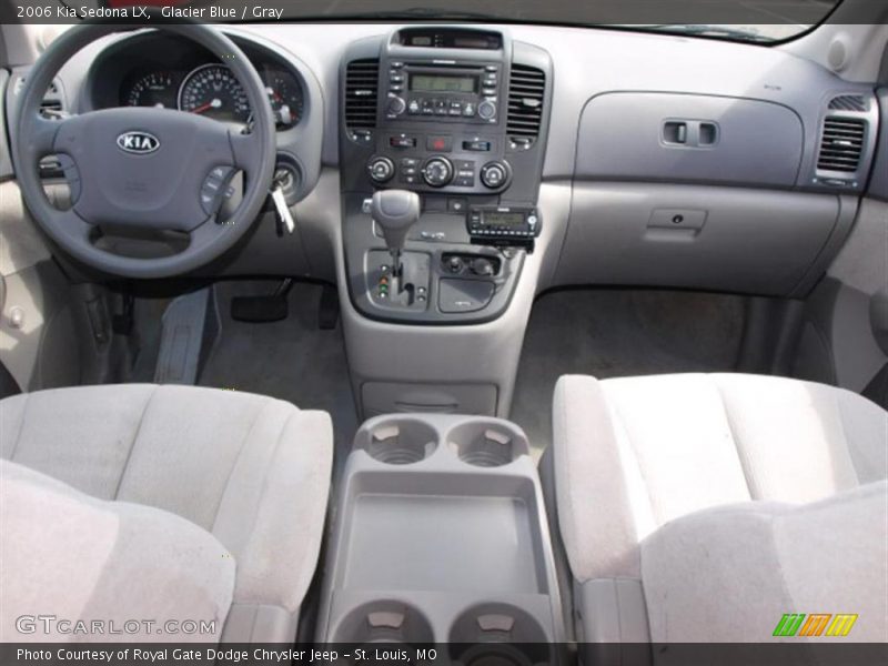 Glacier Blue / Gray 2006 Kia Sedona LX